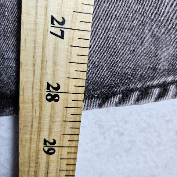 Y2K Denim Biker Vest Frio Canyon Motorcycle Texas Three Twisted Sisters Frayed L - Picture 10 of 10